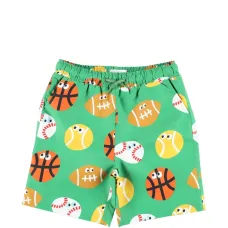 Плавательные шорты с принтом в виде мячей