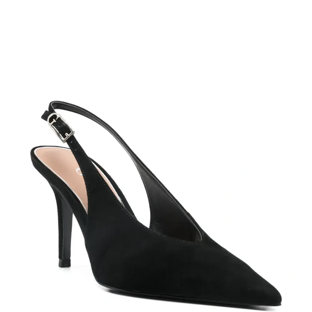 Замшевые туфли-слингбэки Primo