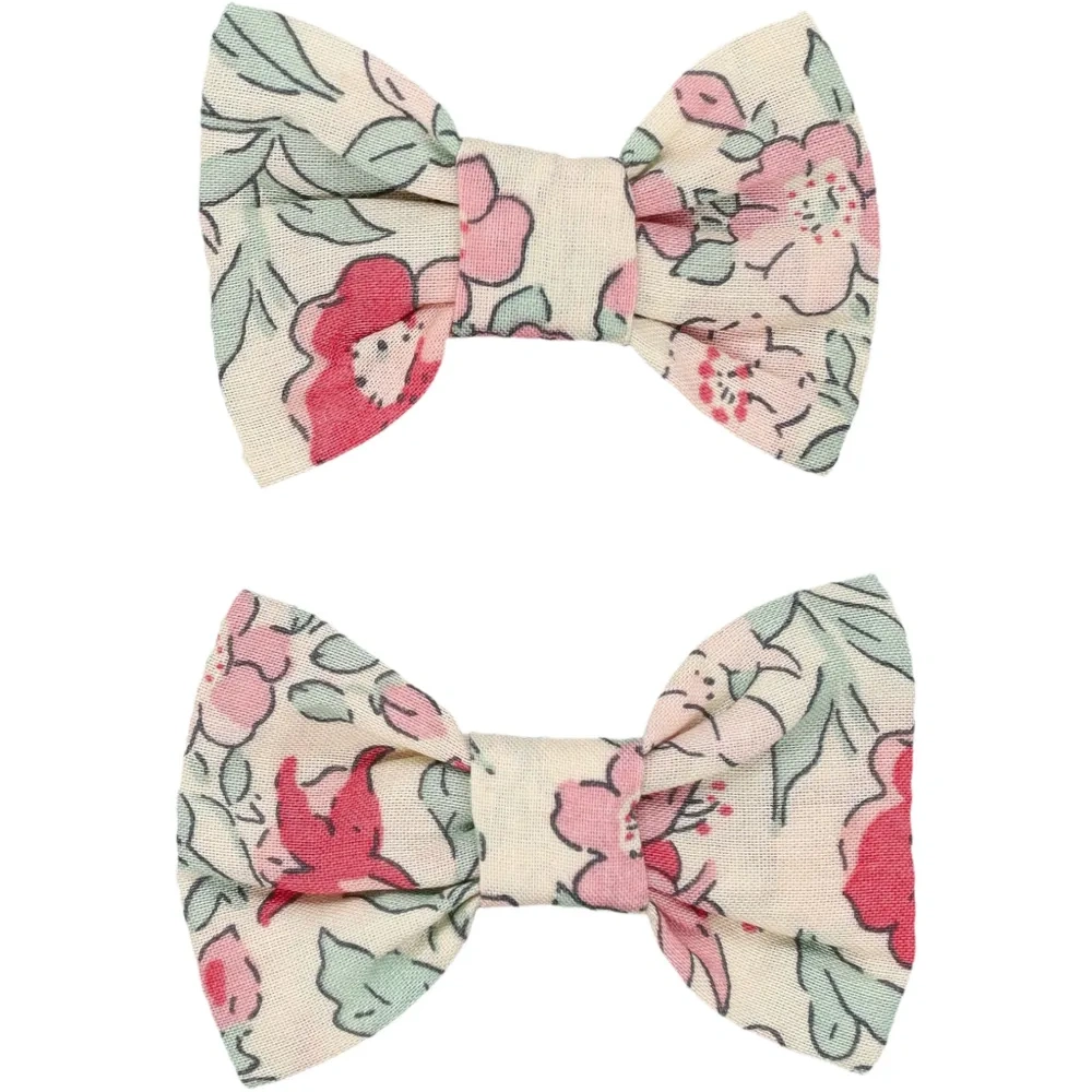 Заколка для волос с цветочным узором