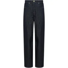 Джинсы с нашивкой-логотипом и пятью карманами Джинсы с нашивкой-логотипом и пятью карманами