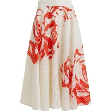 Юбка с цветочным принтом