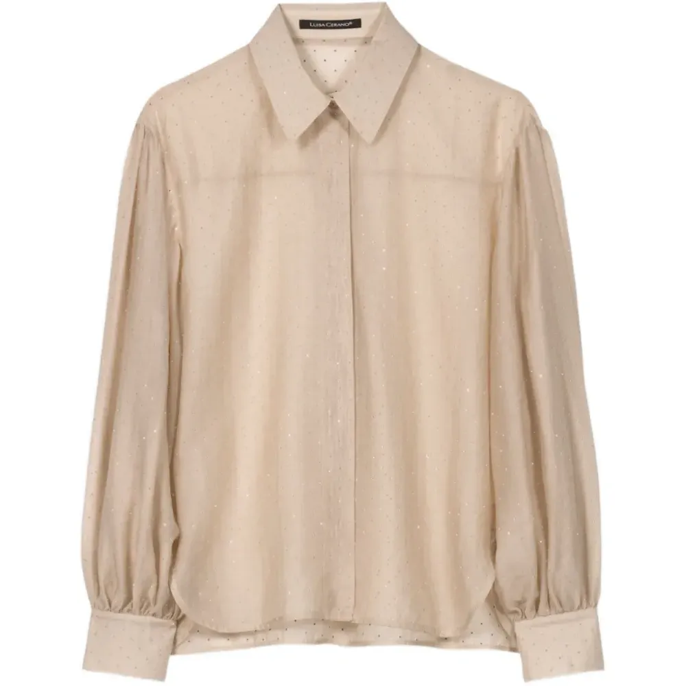 Блузка с отделкой