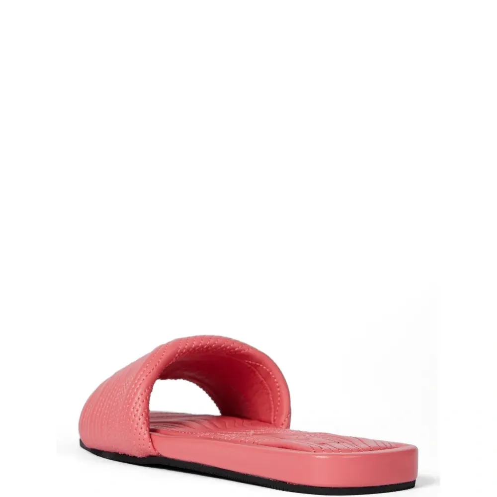 Стеганые босоножки Laurel Swirl на плоской подошве