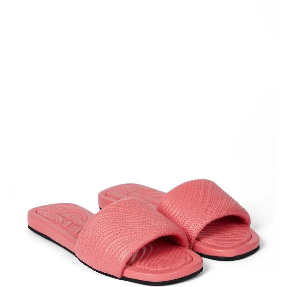 Стеганые босоножки Laurel Swirl на плоской подошве