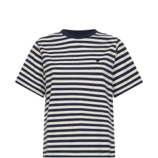 Футболка Venaco в полоску с логотипом-бабочкой Футболка Venaco в полоску с логотипом-бабочкой