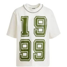 Футболка с принтом "Jisos number"