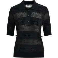 Рубашка поло с бантом Рубашка поло с бантом