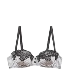 Балконет-бюстгальтер Executive в полоску с кружевом
