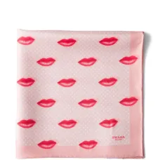 Шелковый твиловый платок с принтом 55 x 55