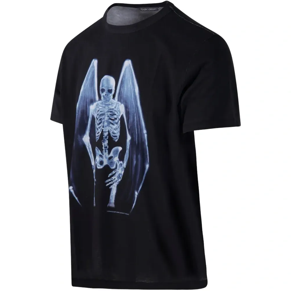 Футболка с круглым вырезом и принтом "Падший ангел"