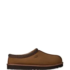 Кожаные тапочки с вышитой отделкой