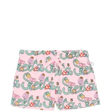 Шорты с цветочным принтом