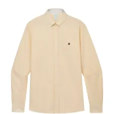 Рубашка на пуговицах с вышитым логотипом