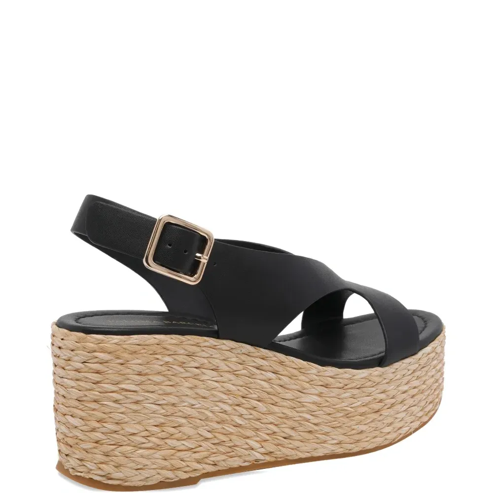 Босоножки на танкетке Hudson Caidis с пряжкой