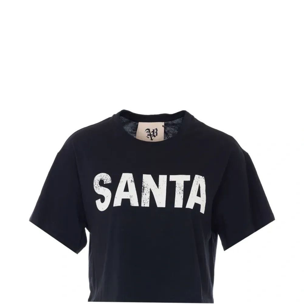 Кофта с принтом Sante и круглым вырезом