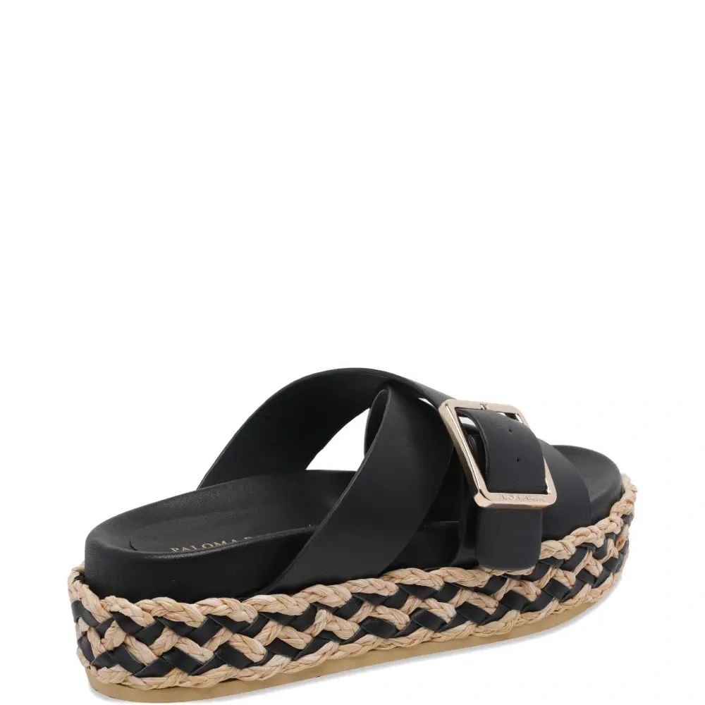 Босоножки на платформе с пряжкой