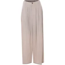 Плиссированные брюки широкого кроя