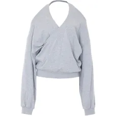 Свитшот с V-образным вырезом