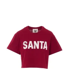 Футболка с круглым вырезом «Санта»