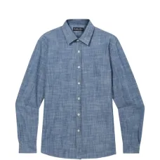 Хлопковая рубашка на пуговицах