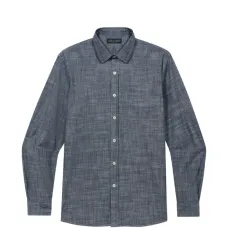 Приталенная рубашка из слуба