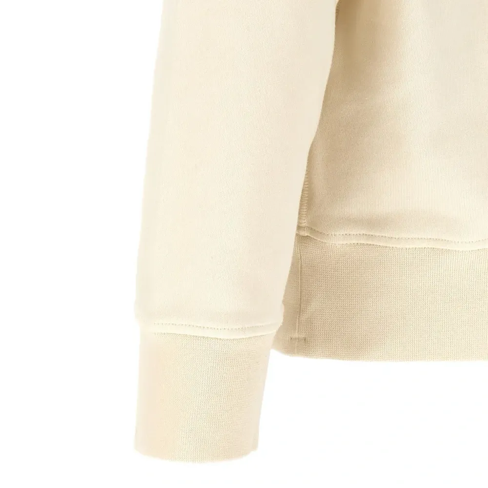 Свитшот с круглым вырезом и нашивкой-логотипом