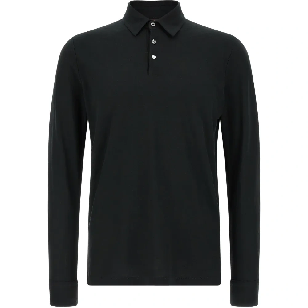 Поло с манжетами на рукавах