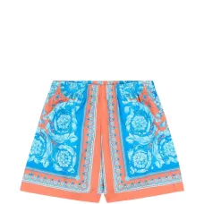 Детские шорты с цветочным принтом Electric Barocco