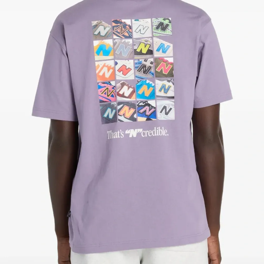 Футболка с графическим принтом "N Collage"