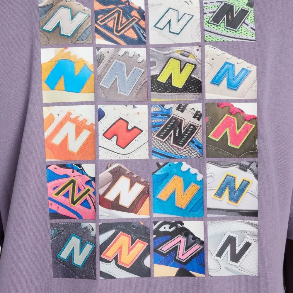 Футболка с графическим принтом "N Collage"