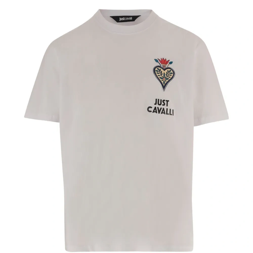 Футболка с короткими рукавами и принтом в виде сердца