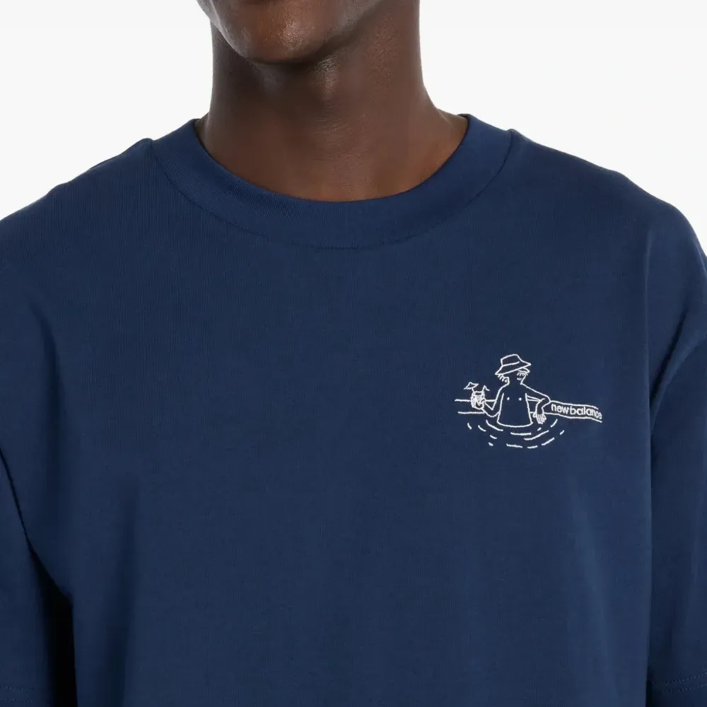 Футболка с принтом "Фонтан"