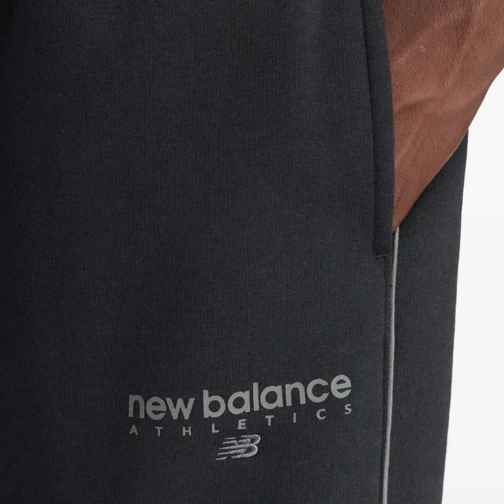 Спортивные брюки из флиса с контрастной отделкой