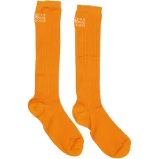 Рифлёные носки с логотипом