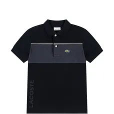 Поло из пике в полоску