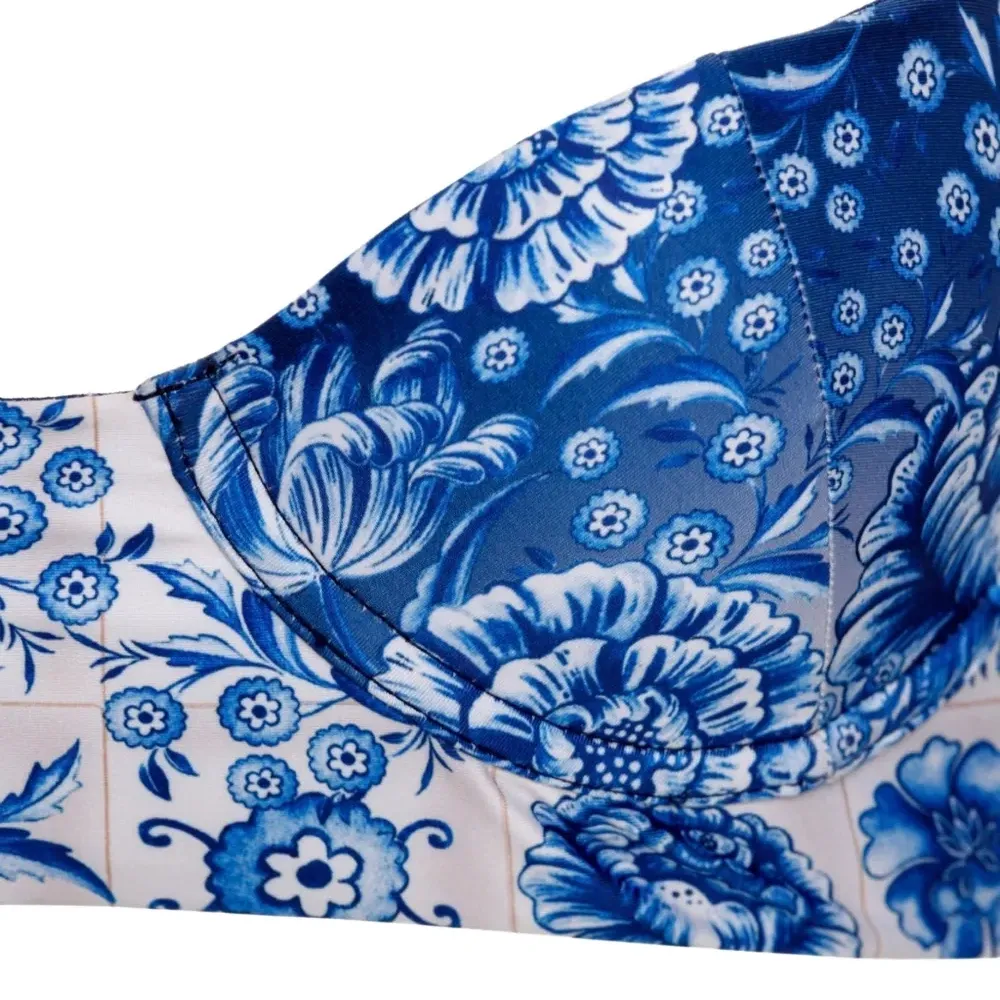 Бикини-топ с цветочным принтом Balena