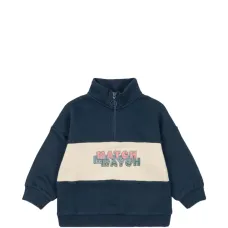 Детский свитшот Lou с графичным принтом и молнией Детский свитшот Lou с графичным принтом и молнией