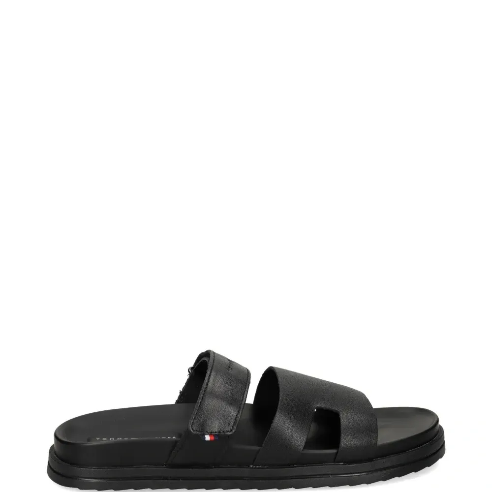 Кожаные сандалии с логотипом