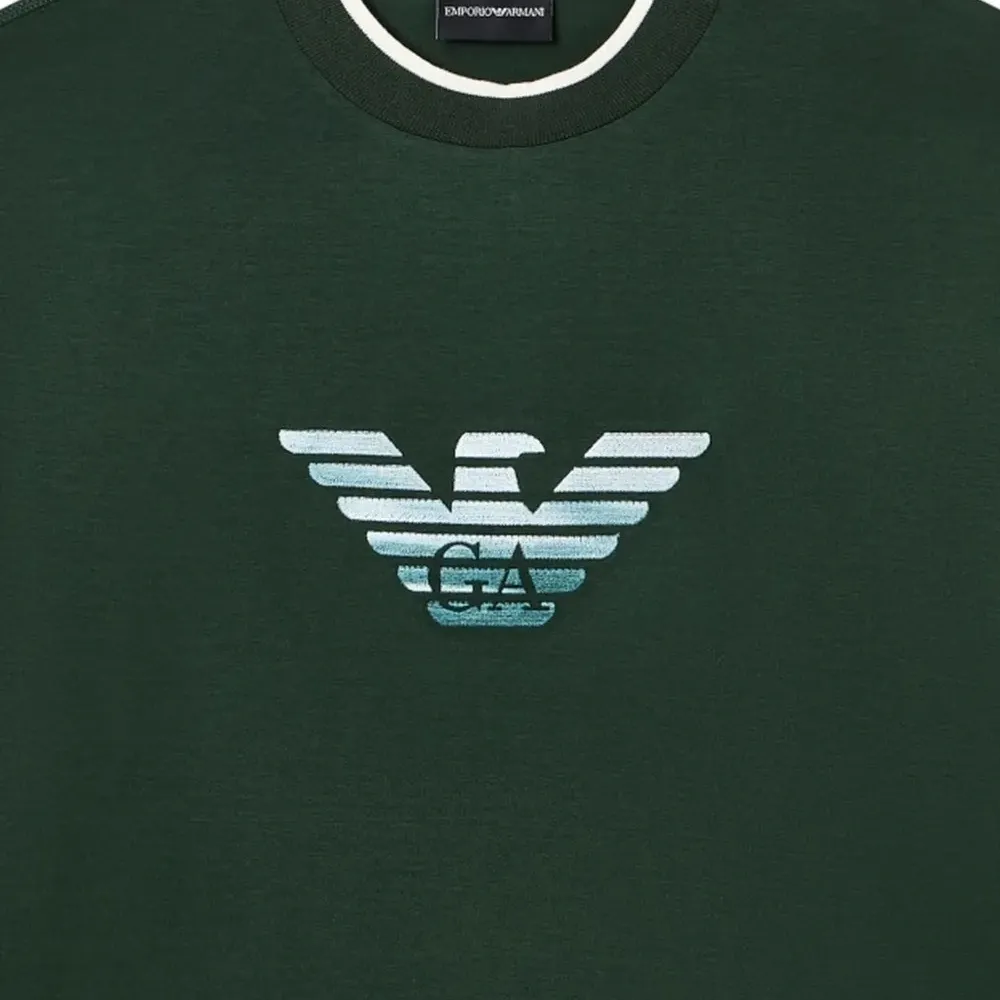 Футболка с круглым вырезом и логотипом