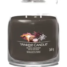 Свеча Coconu среднего размера, чёрная