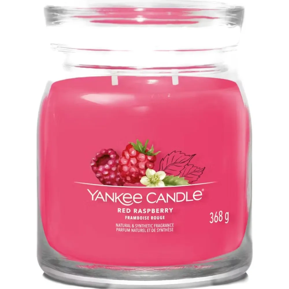 Средняя свеча "Красная малина"