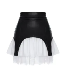 Многоярусная юбка "Чёрный лебедь"