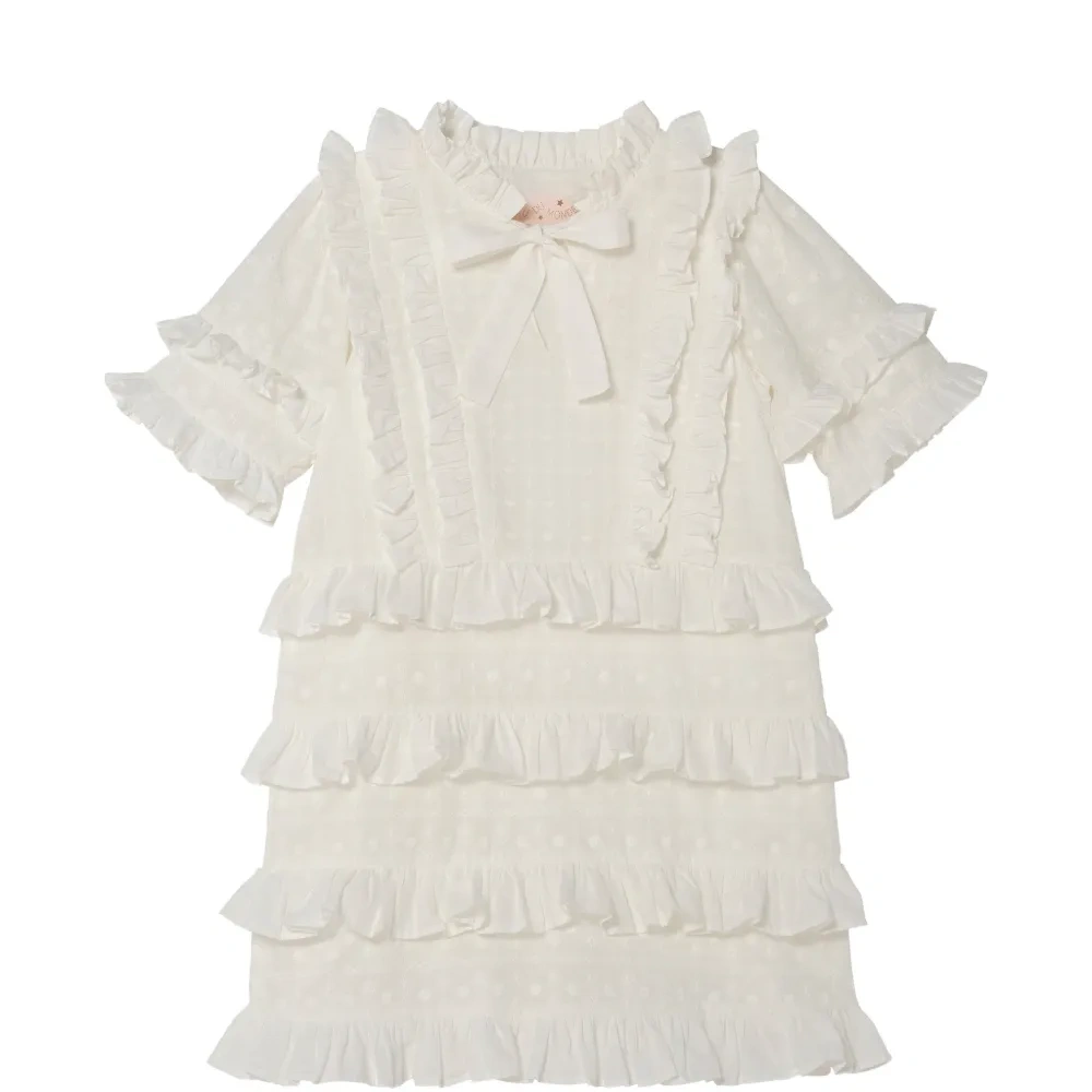 Платье Roseraie с оборками и ярусами