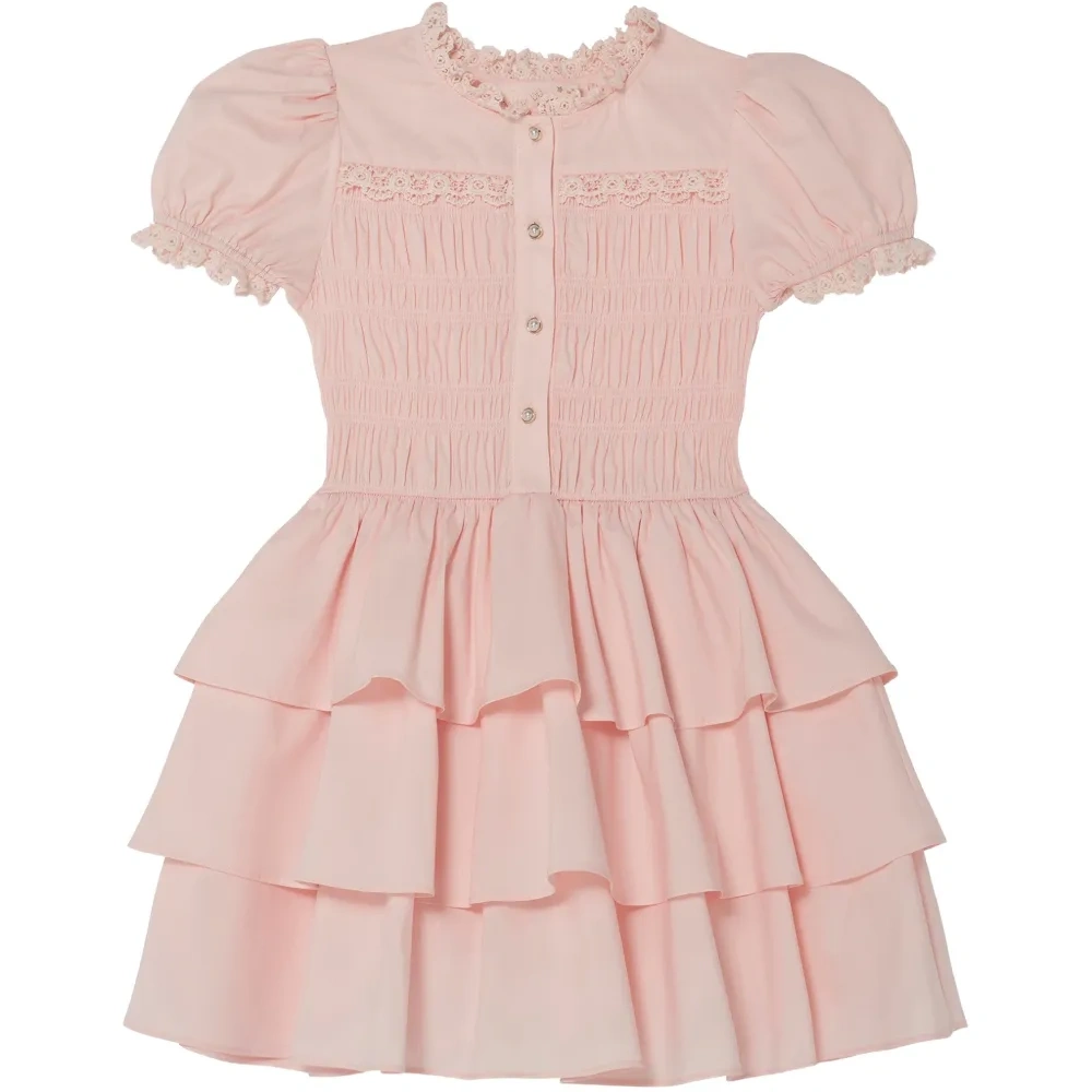 Платье Brigitte с оборками и ярусами