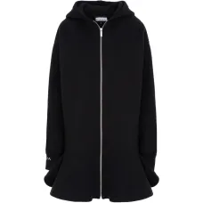 Платье из флиса с колоколообразным силуэтом