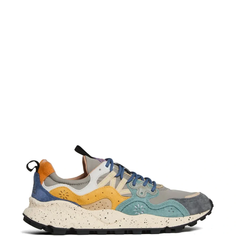 Замшевые кроссовки Yamano на шнуровке