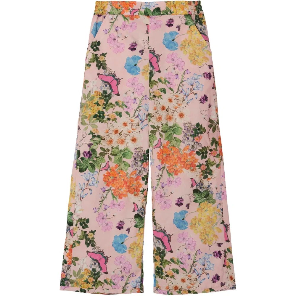 Флористические брюки с бабочками Floriane
