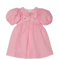 Платье Soléne с пышными рукавами и бантом