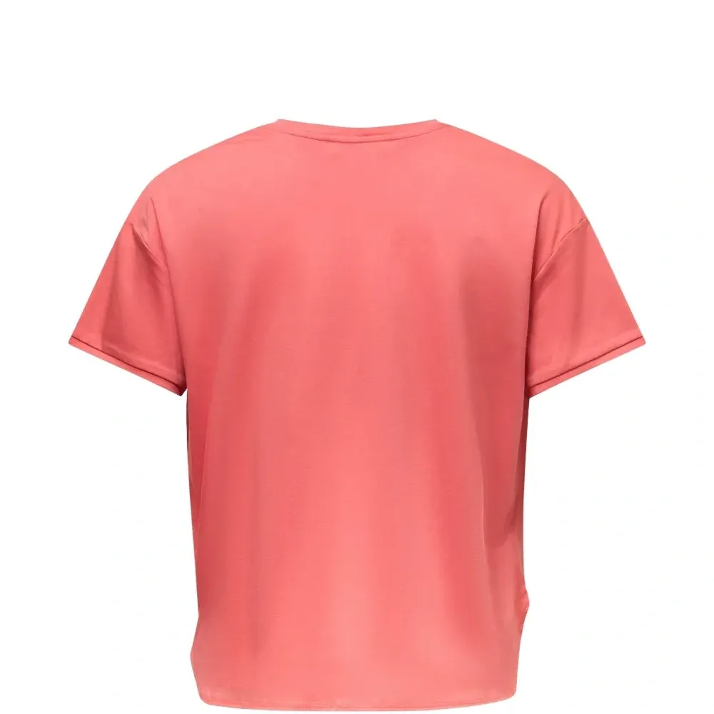 Футболка с боковой завязкой