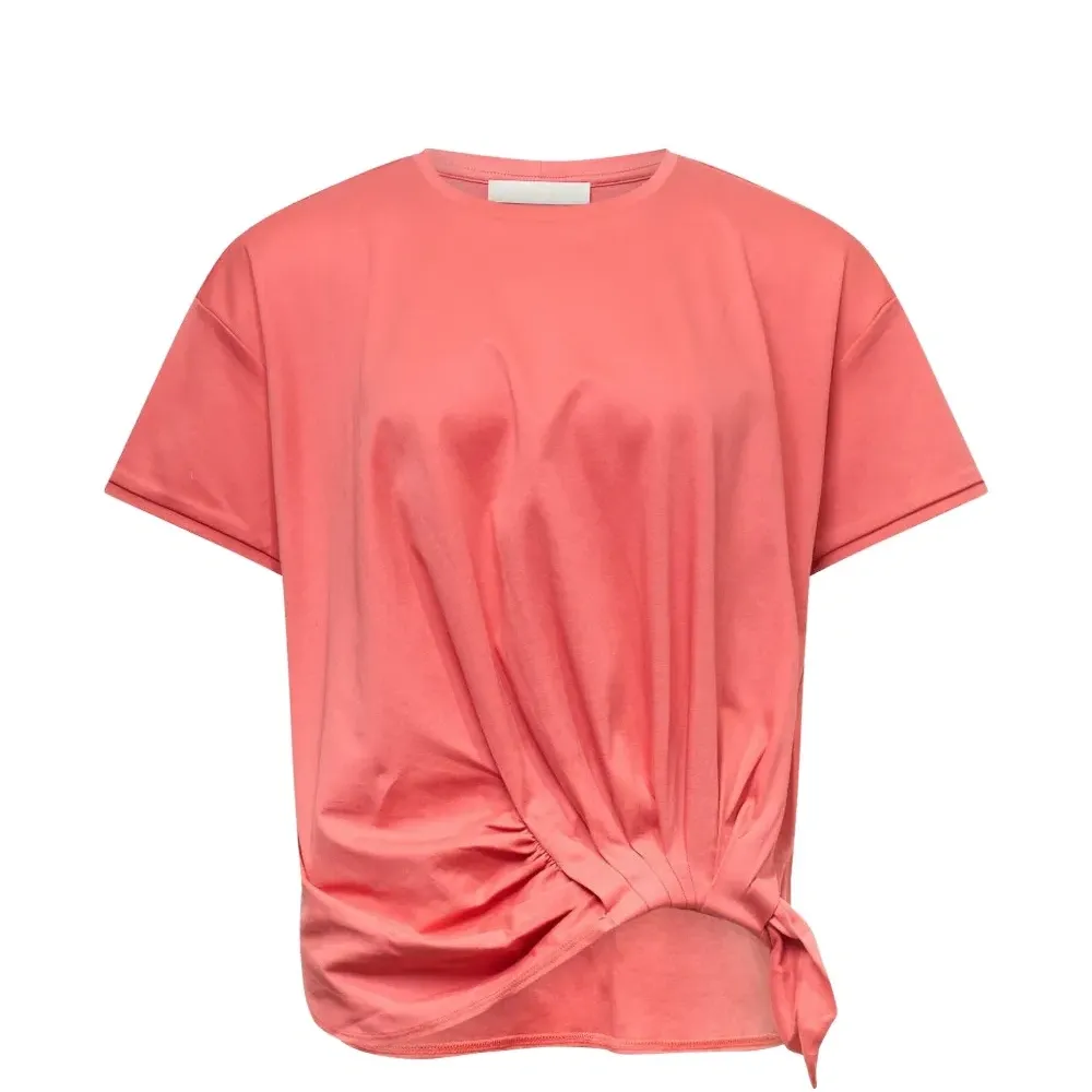 Футболка с боковой завязкой